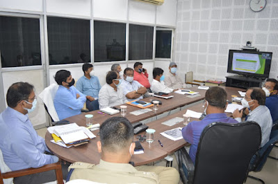 BiharCM and GayaDM-SSP: राज्य में बाढ़ एवं अल्पवृष्टि की स्थिति की समीक्षा, AnjNewsMedia
