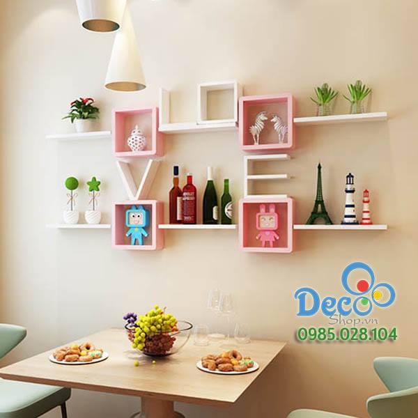 Kệ gỗ treo tường Deco KH53