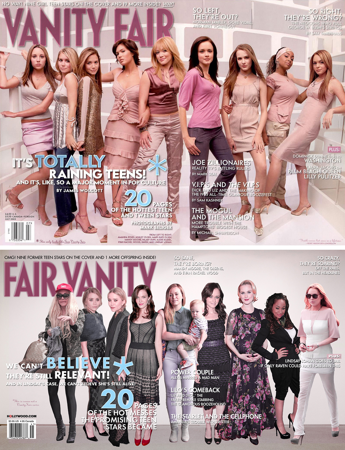 ATF : Vanity Fair "Teen Queens" cover is 10 years-old, but who are