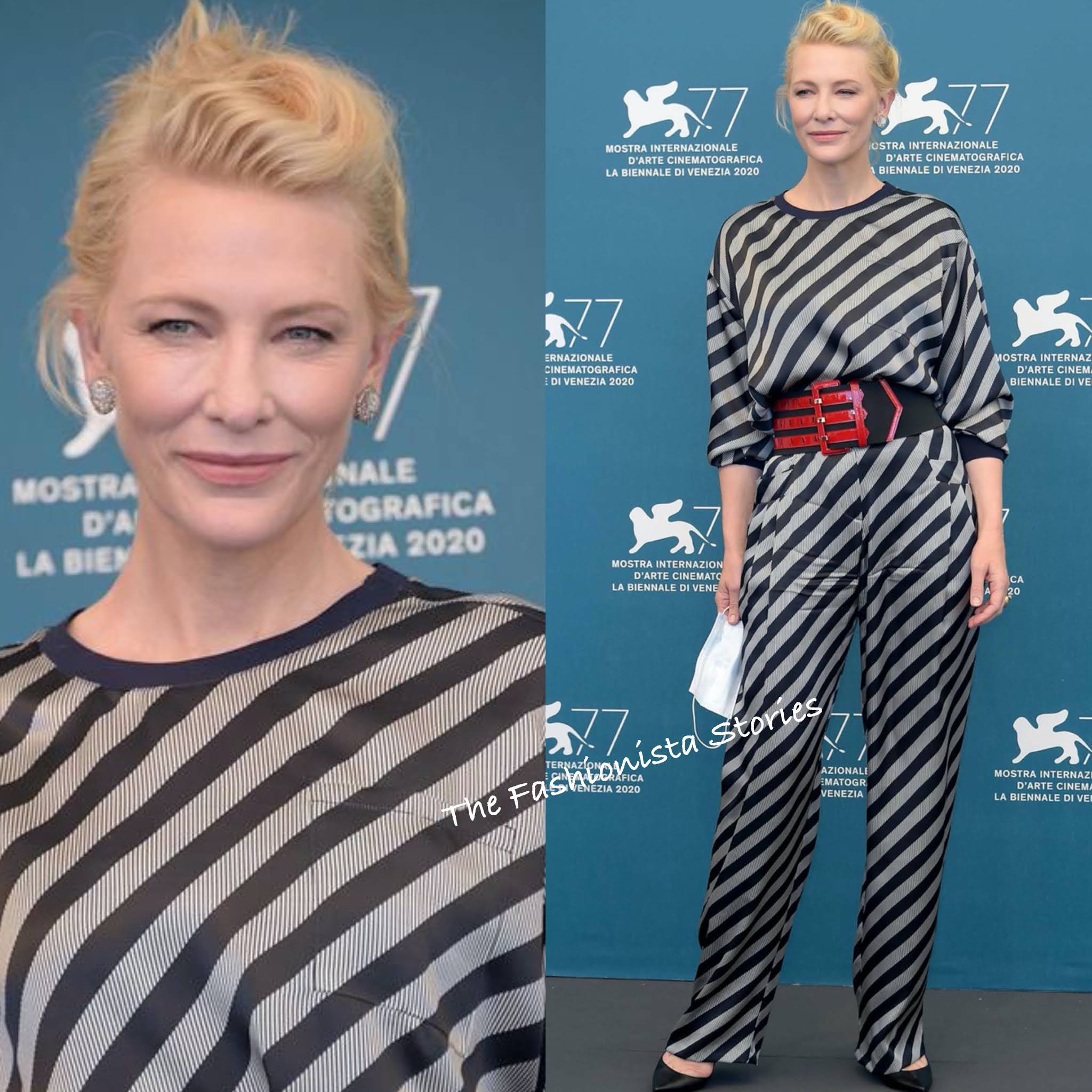 Cate Blanchett in Armani & Esteban Cortazar at the 77th Venice