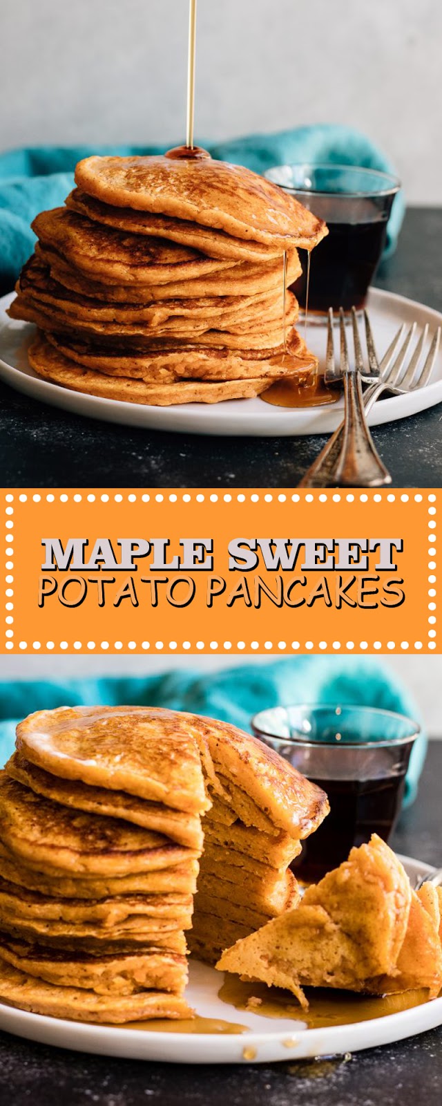 MAPLE SWEET POTATO PANCAKES