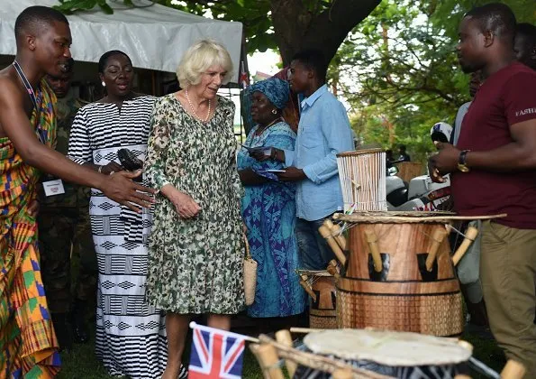 he Duchess of Cornwall also visited the National Cultural Centre in Kumasi