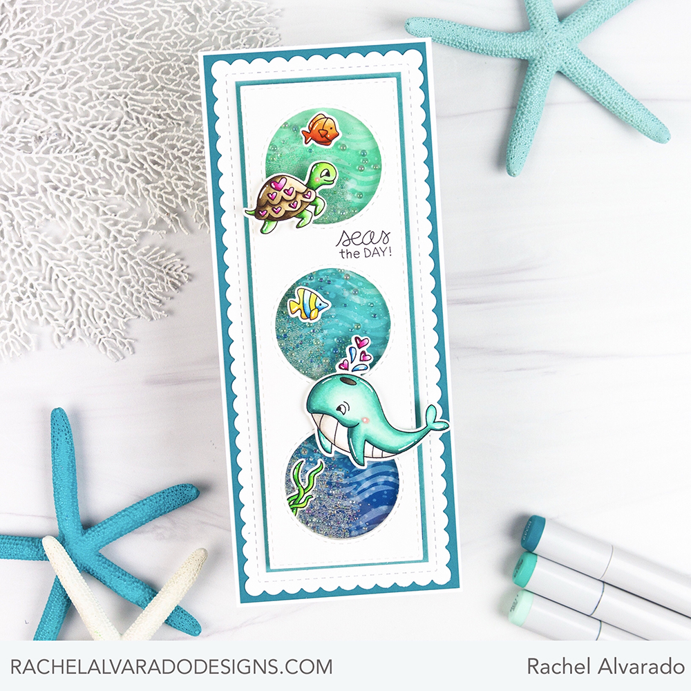 Newton's Nook Designs: Seas the Day Slimline Card by July Guest