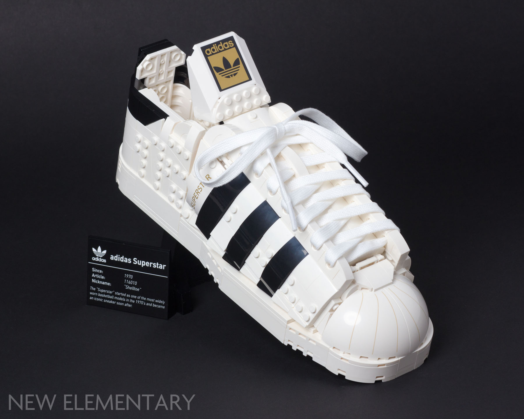 metaal In de naam Verst LEGO® review & MOC: 10282 Adidas Originals Superstar | New Elementary:  LEGO® parts, sets and techniques