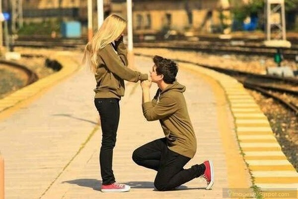  Boy  propose girl  love  cute  couple outdoor