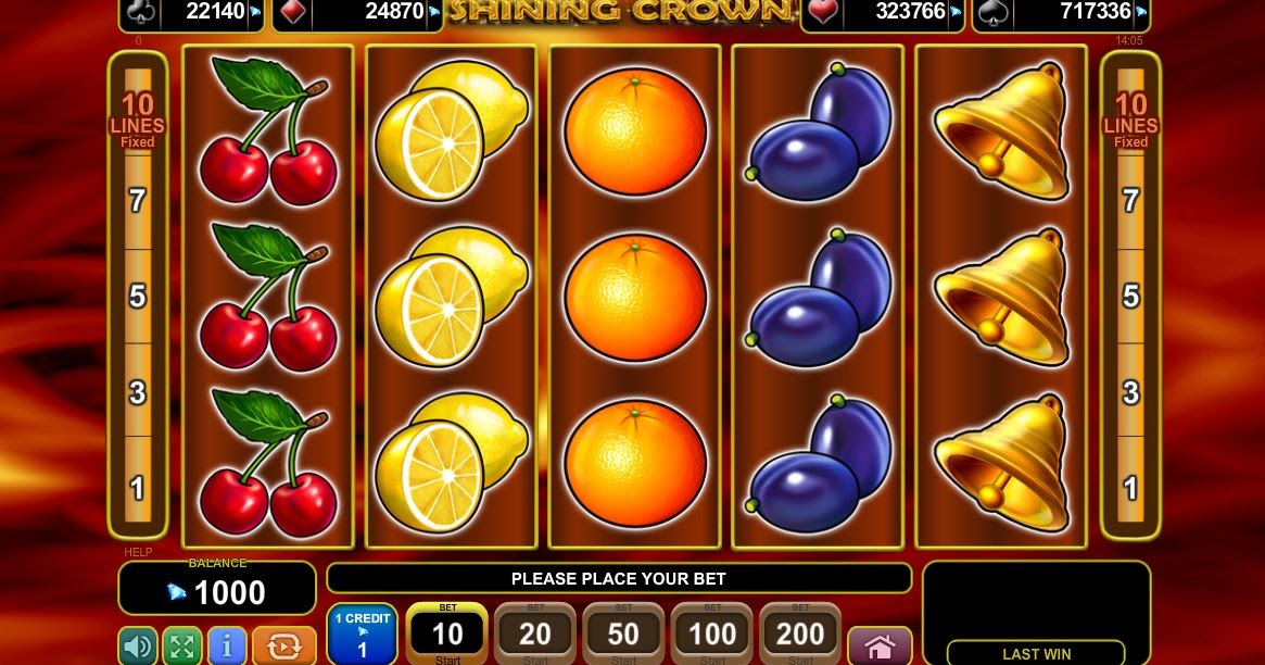 Shining Crown Slots - Jocuri ca la aparate
