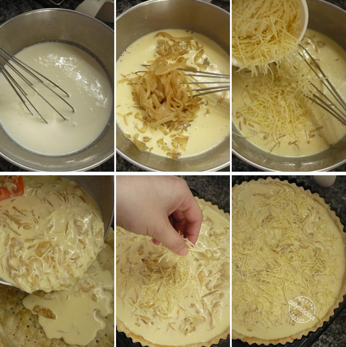 dailydelicious Caramelized Onion Quiche Delicious breakfast quiche