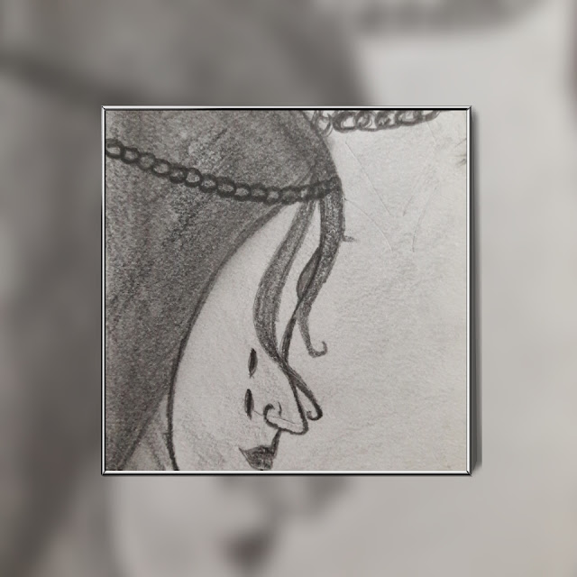 Pencil sketch || Expression of a Pain of a girl through Art ||
