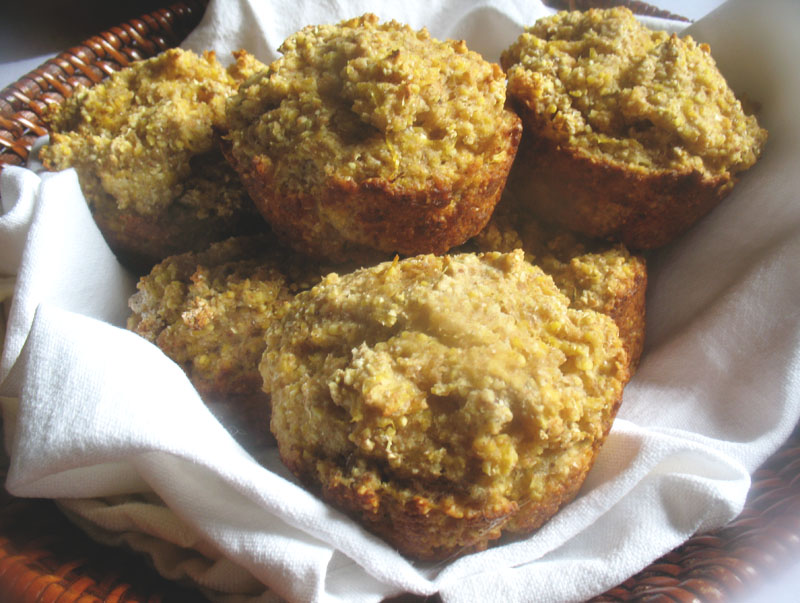 Savory Pumpkin Cornbread Muffins Lisa's Kitchen Vegetarian Recipes