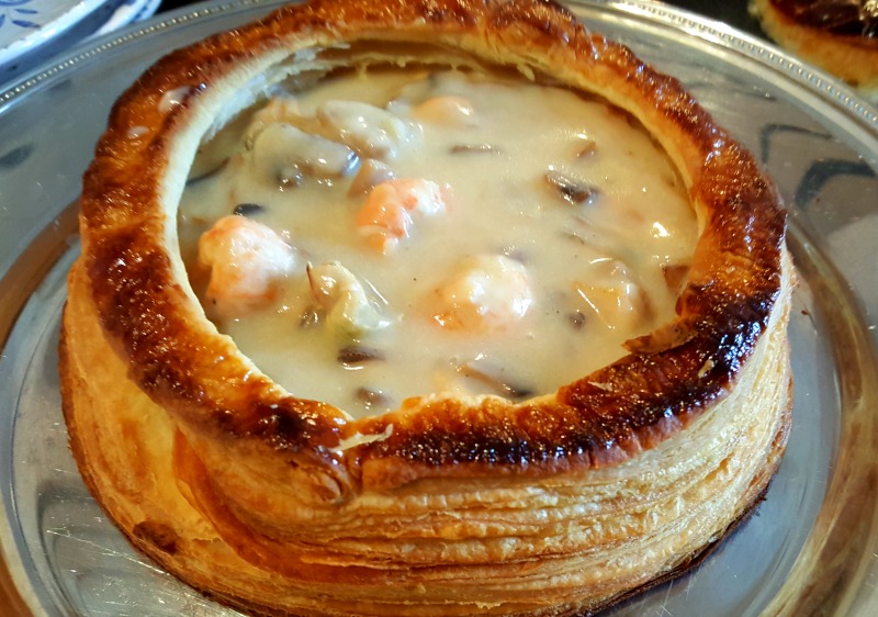 La cuisine & Claudine Volauvent aux Fruits de mer