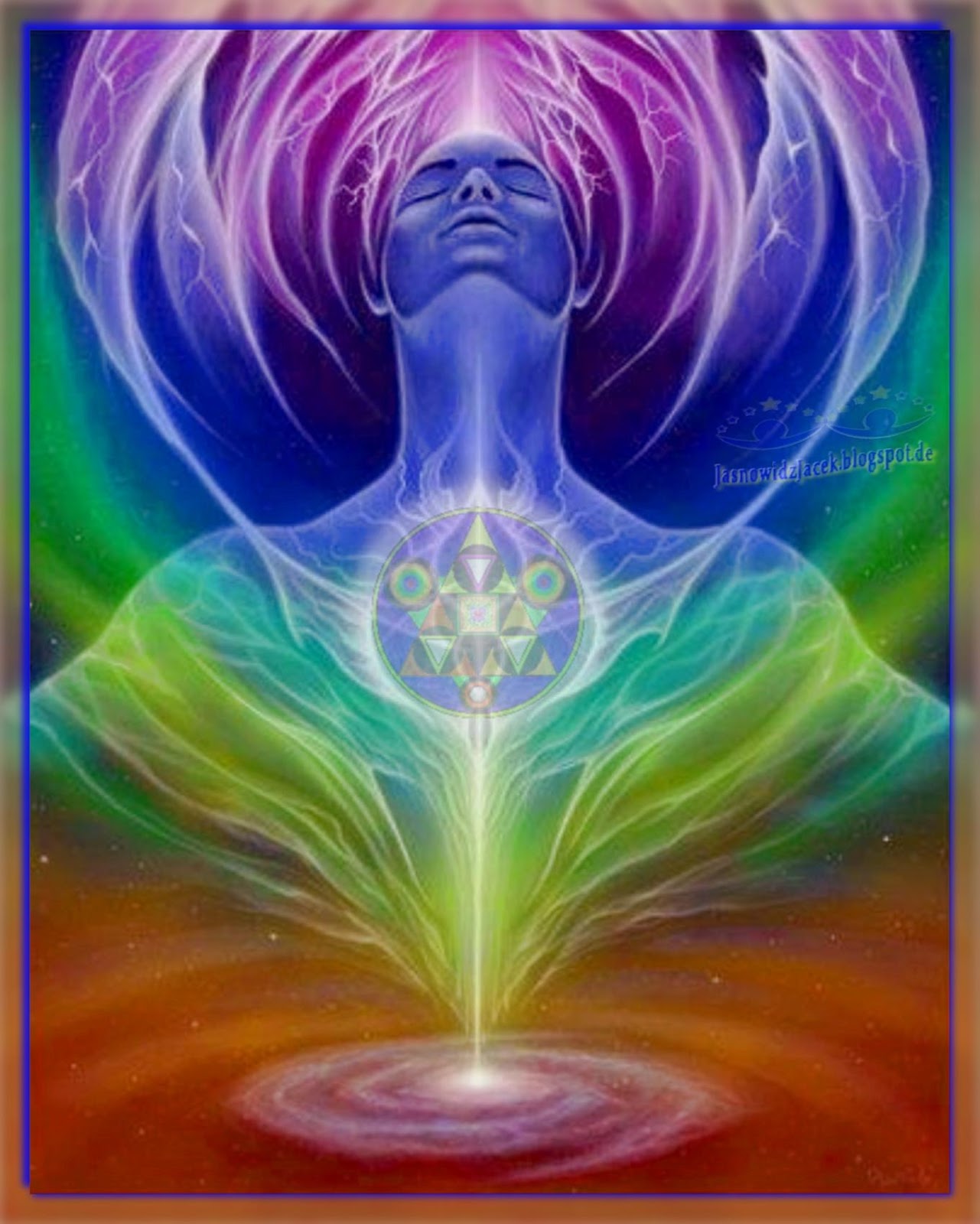 Bóg Dusza Wibracja Energia Przepływ Kolor Materia Wszechświat