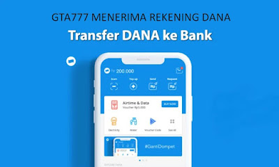 Judi dana , Gta777 Dana , Menerima Member Dana , rekening Dana , transfer Dana ke bank, judi via dana , judi aplikasi dana