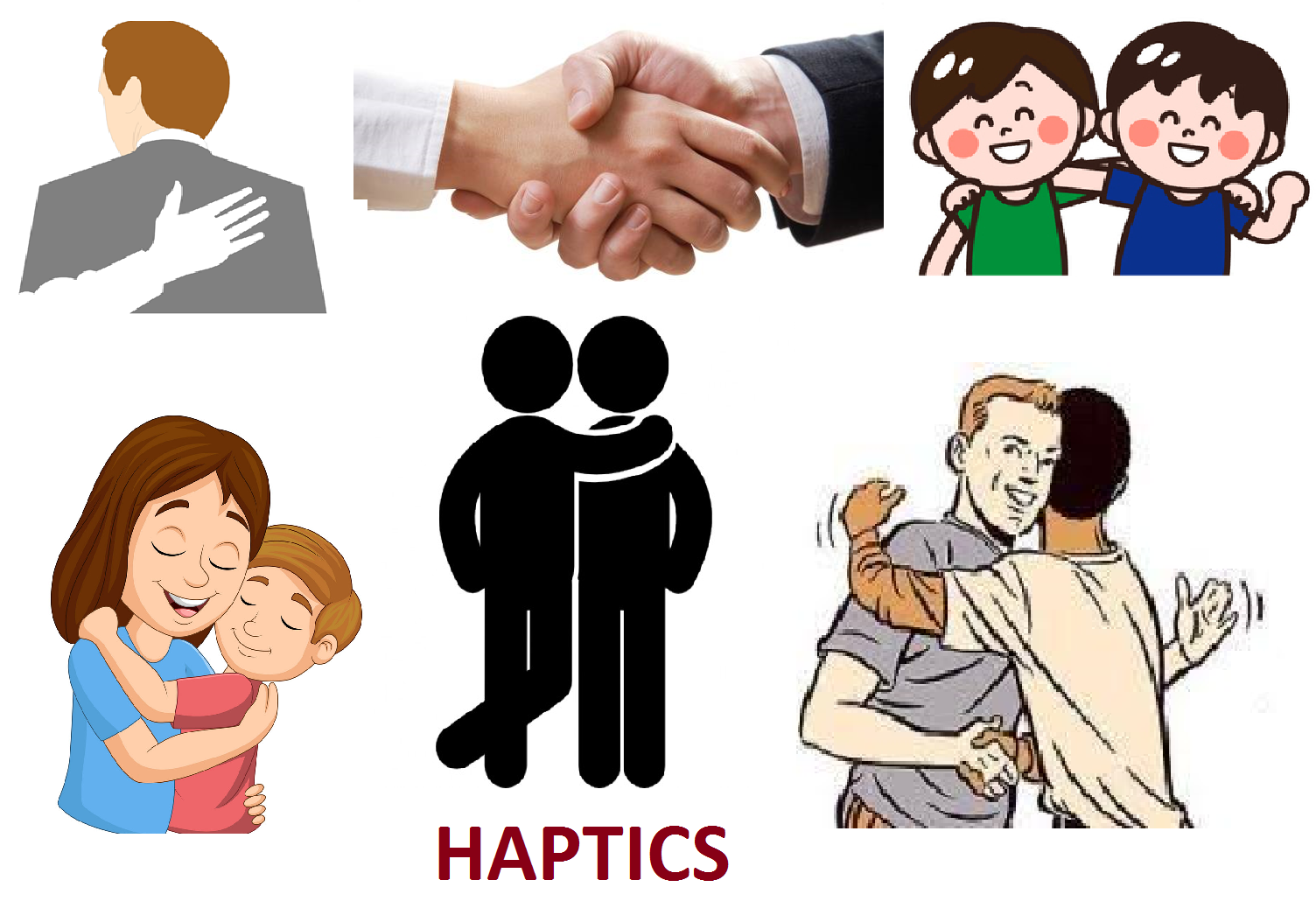 Haptics is a form of non-verbal communication which refers to the way we to...