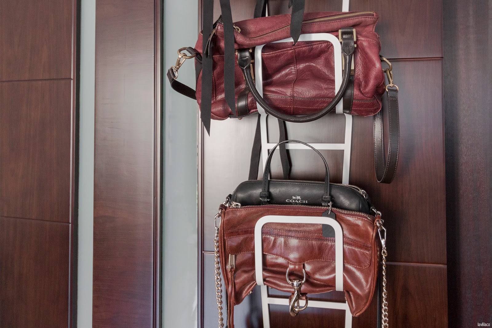 lavlilacs bags reorganizing