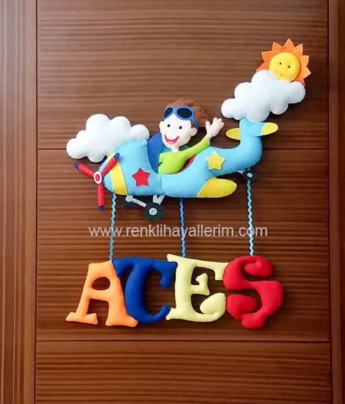 ates isimli ucak ve pilot bebek kapi