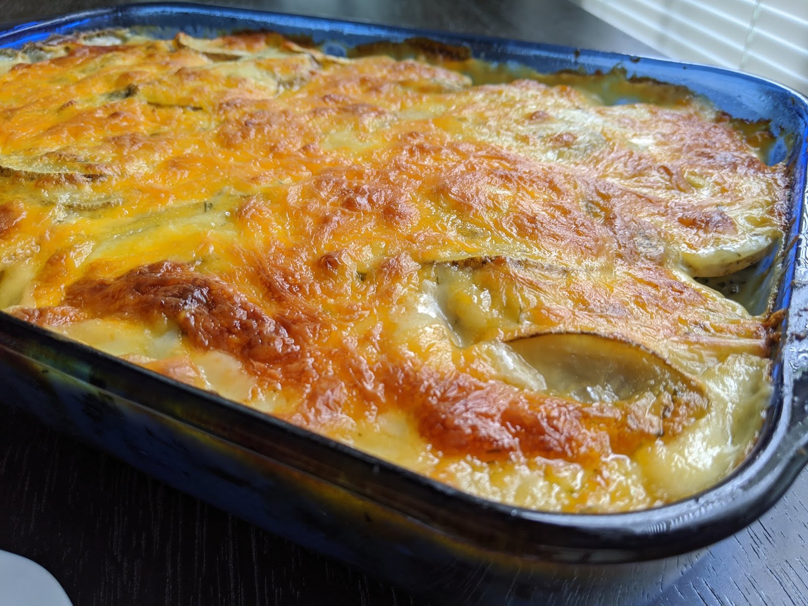 BakingBloggers Ham and Herbed Potatoes Au Gratin