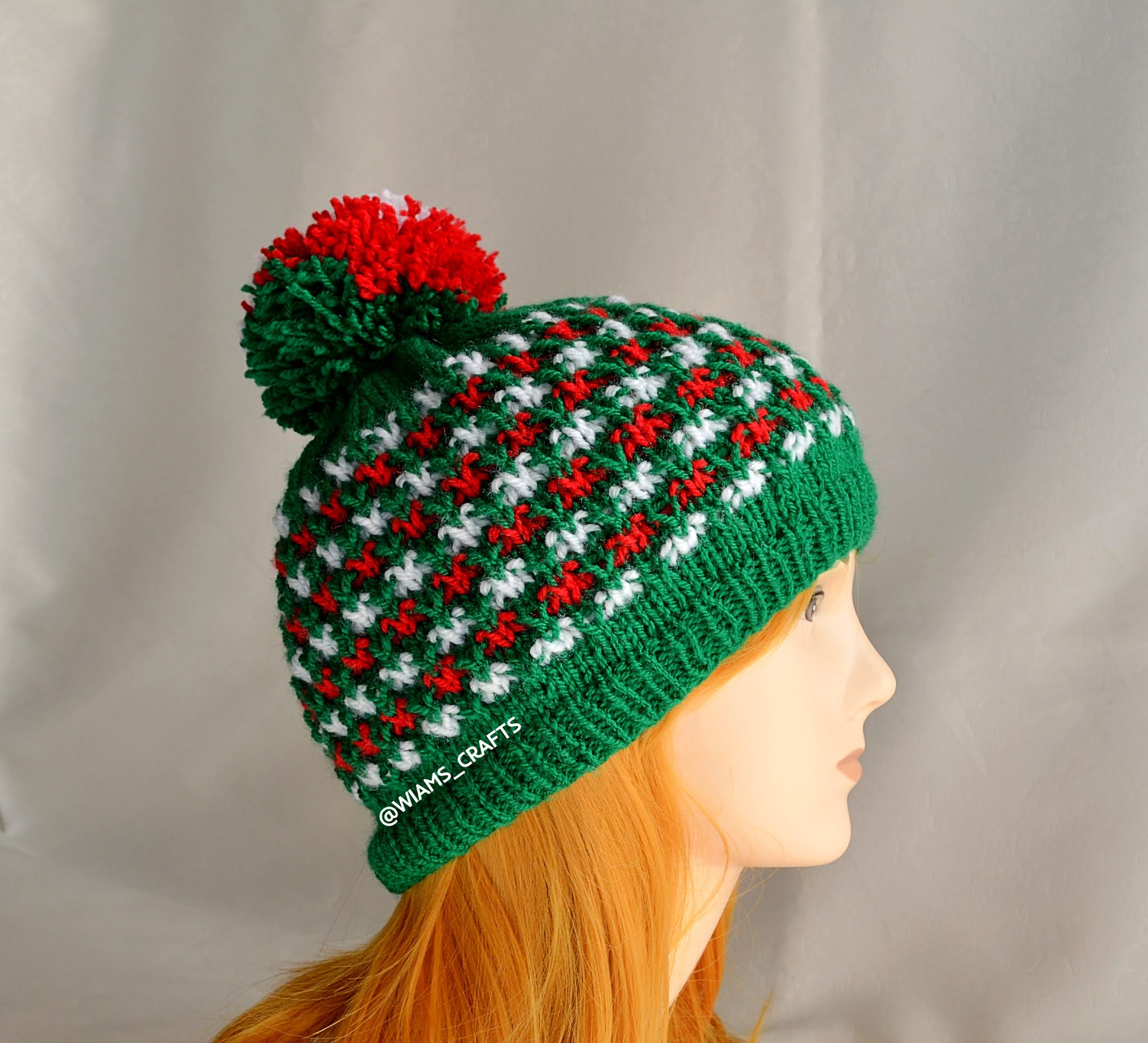 Christmas Lights Hat Wiam's Crafts