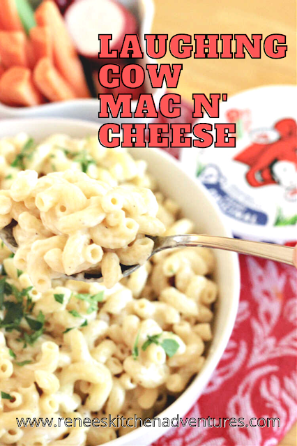 Laughing Cow Mac and Cheese pin for Pinterest