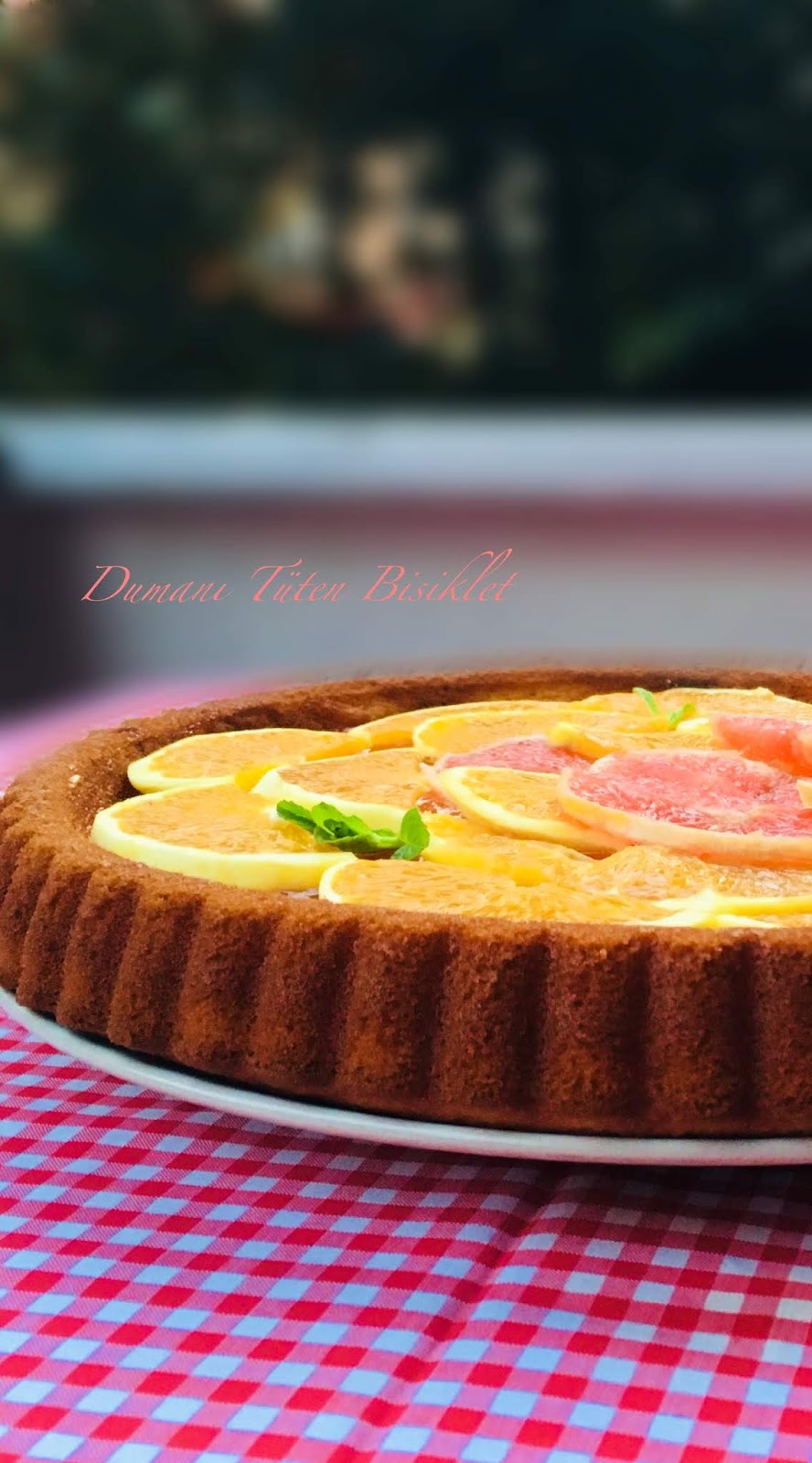 Kışın Müjdecisi Portakal Soslu Tart Kek