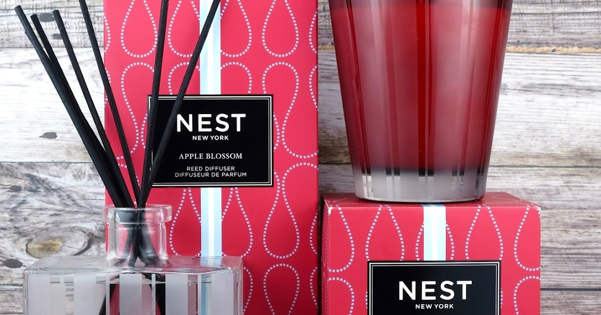 NEST Fragrances Apple Blossom Reed Diffuser & Candle Review The Happy Sloths Beauty