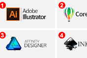 Ingin Jadi Designer Grafis ? | Software Grafis Vektor Apa yang Sobat Gunakan Untuk Mendesain Logo?| iplogodesign.com