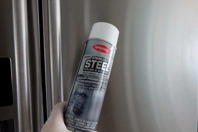 trying out a new stainless steel cleaner
