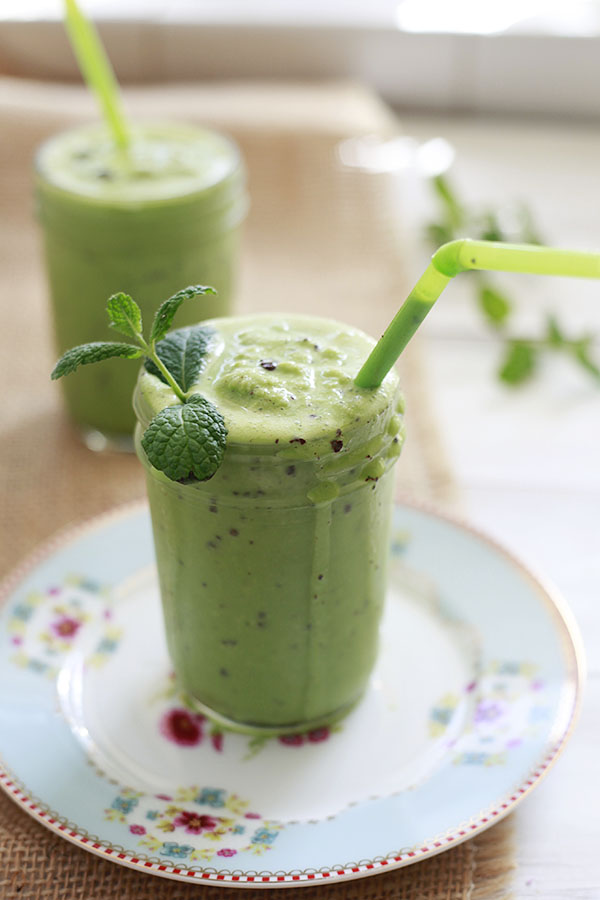 Sneaky Healthy Mint Chip Milkshake Yummy Mummy Kitchen A Vibrant