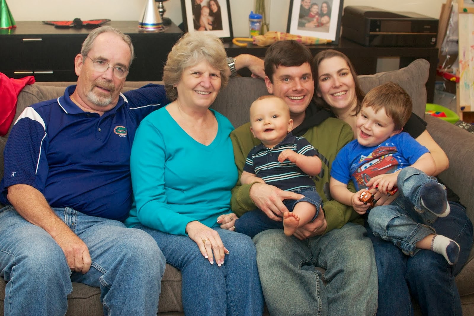 Grandpa, Nanny, the kids & grandkids