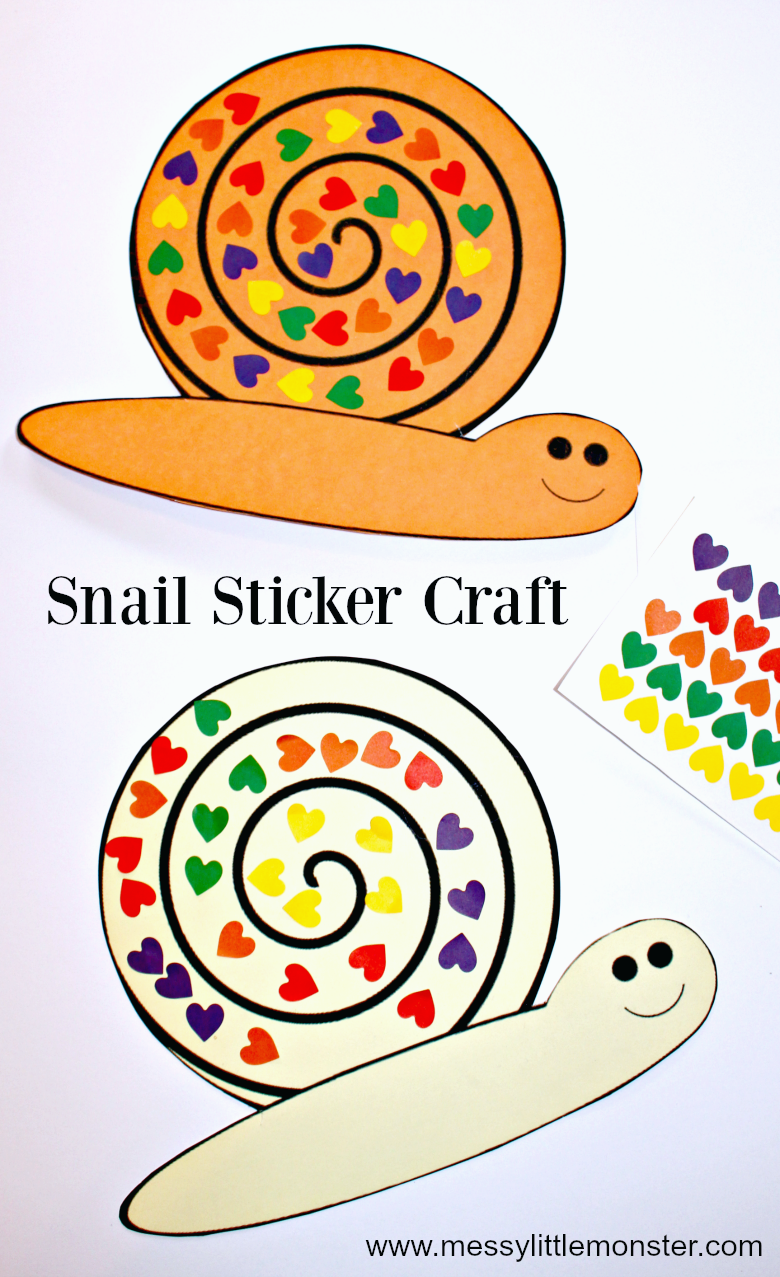 snail-sticker-craft-free-printable-snail-to-cover-with-stickers