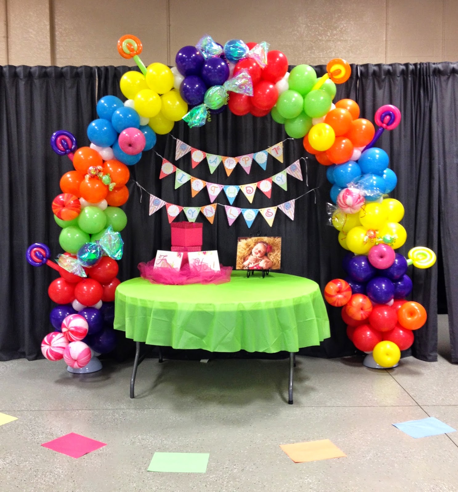 Party People Event Decorating Company Candyland Balloon Arch
