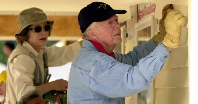 94-Year-Old Jimmy Carter Is Building Homes For The Poor Again Only Months After Hip Surgery