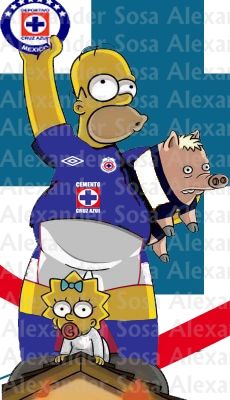 cruz azul Simpson futbol cruz azul Simpson futbol