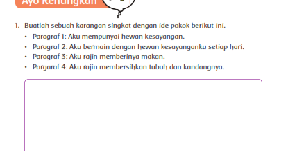 Soal Pintar Kunci Jawaban Tematik Tema 1 Kelas 5 Hal 18 19 Ayo Renungkan