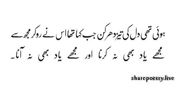Yaad Poetry In Urdu - Yaad 2 Line Urdu Sad Poetry