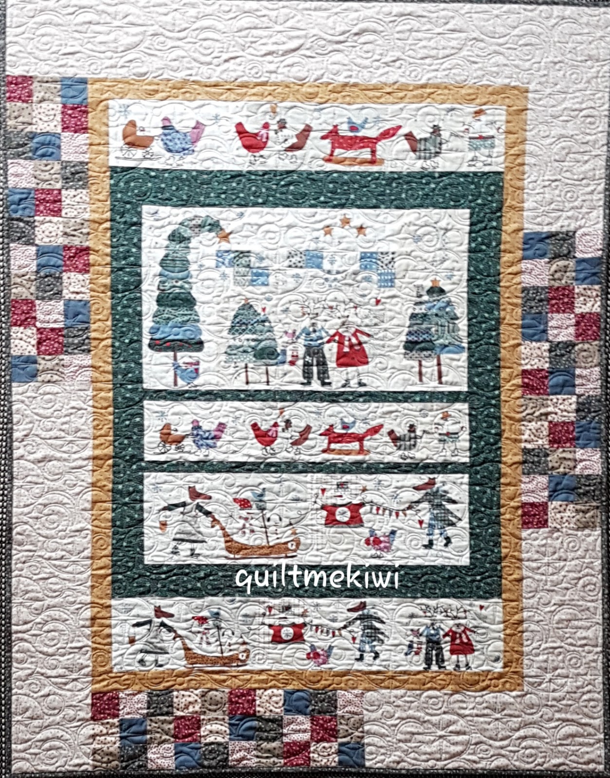 quiltmekiwi Quilting for The Country Yard.