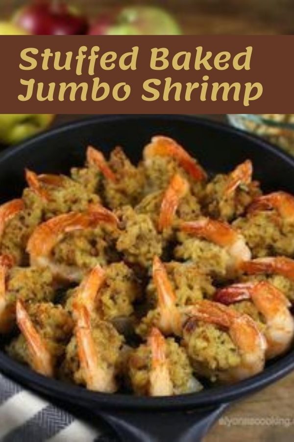 Stuffed Baked Jumbo Shrimp