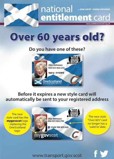 travel card scotland over 60