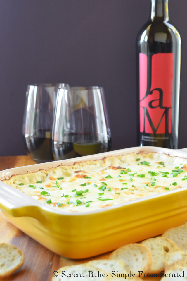 Hot Seafood Artichoke Dip Serena Bakes Simply From Scratch