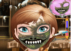 Frozen Anna Halloween Face Art