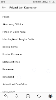 status dan aktivitas instagram