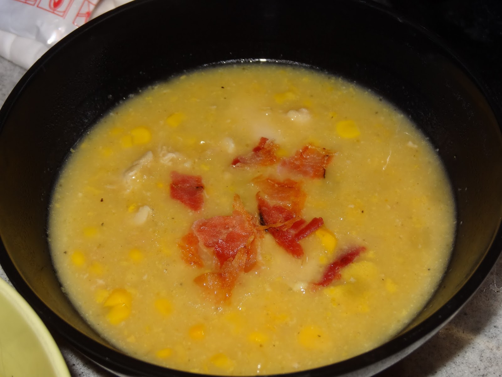 What's cookin', Mom? Slow Cooker Chicken and Corn Soup