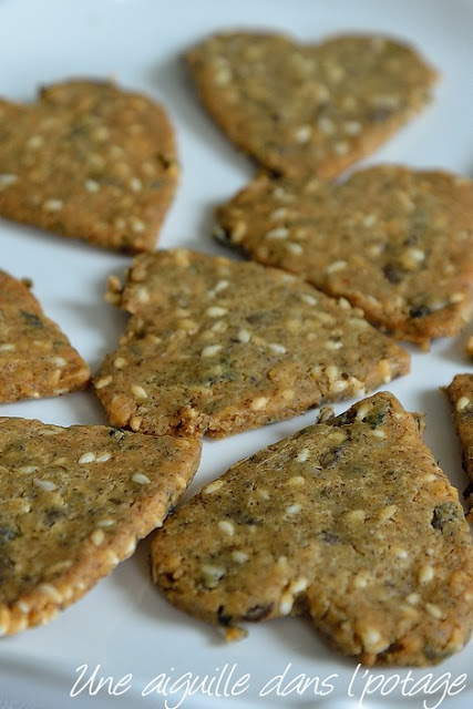 crackers-lentilles vertes-graines-algues-gluten free
