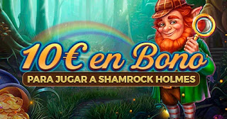 paston 10 euros gratis Slot Shamrock Holmes hasta 21 marzo 2021 paston 10 euros gratis Slot Shamrock Holmes hasta 21 marzo 2021