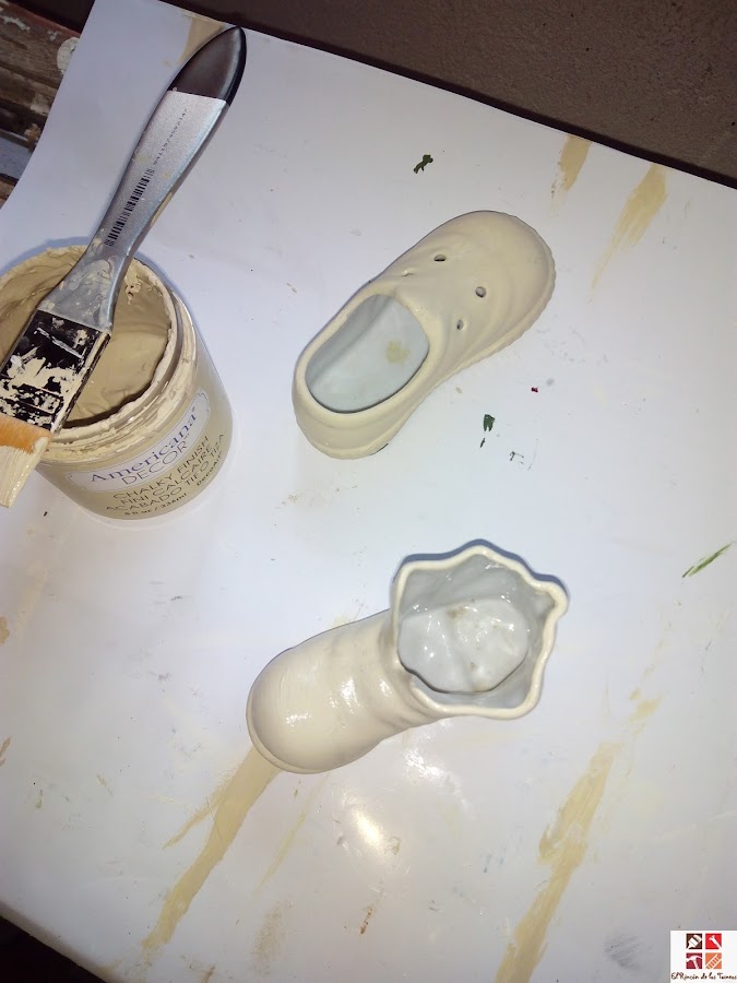 renovar objetos con pintura a la tiza