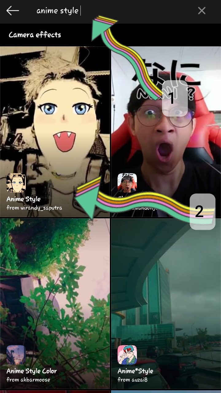 Anime Style Filter Instagram | | Filter Name Anime Style Filter