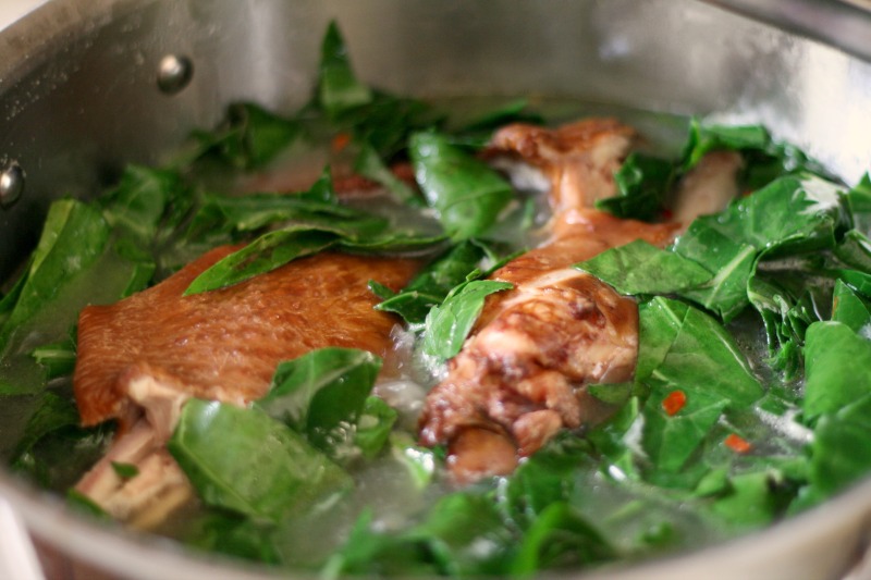 Collard Greens w/ Smoked Turkey Wings To Kill a Mockingbird 