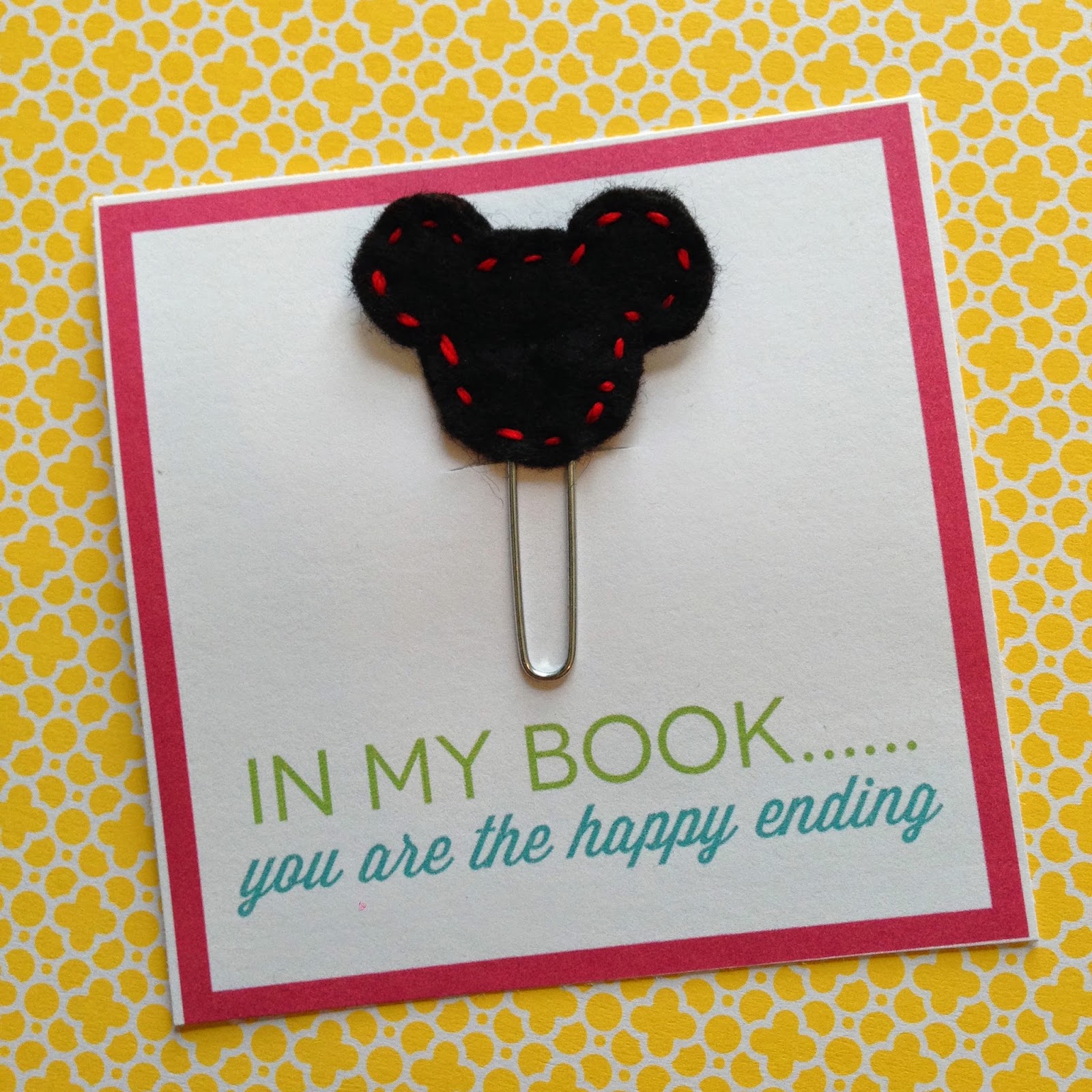 Merryweather's Cottage: DIY Disney Bookmark Valentines