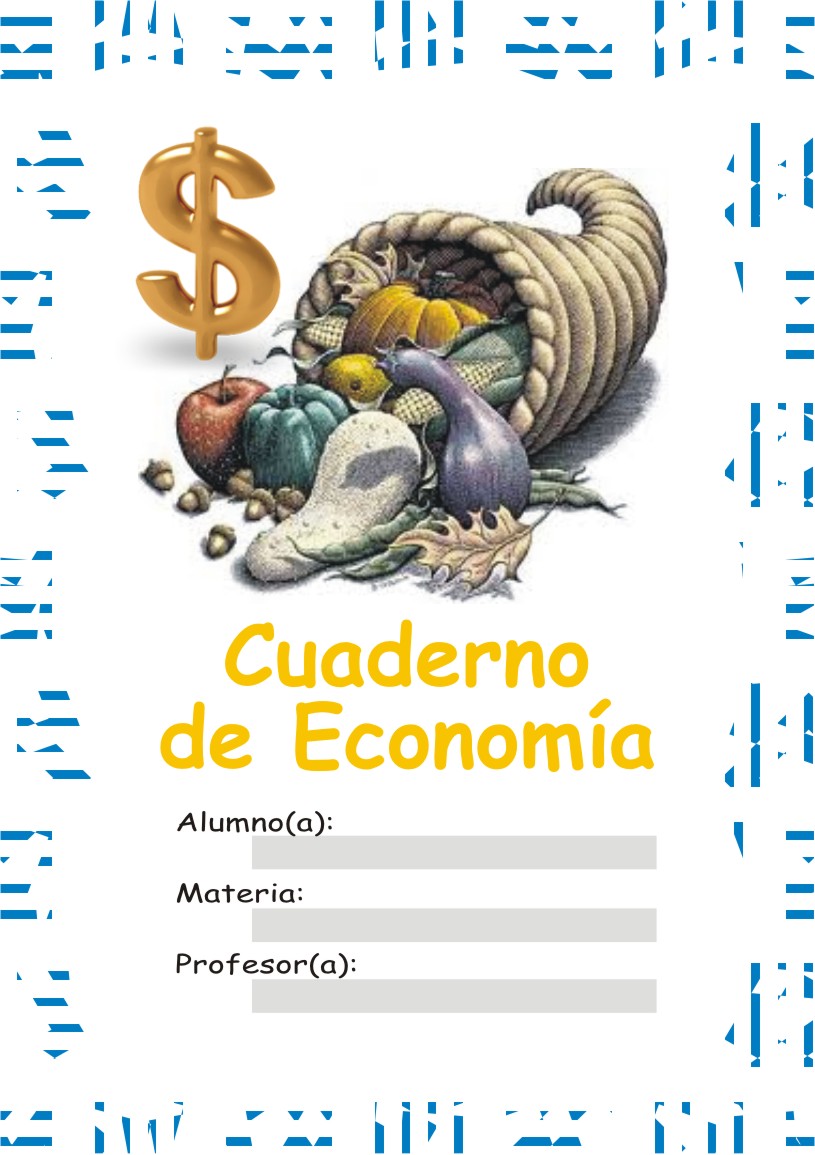 Caratulas para Cuadernos: Economia Domestica con Cornucopia