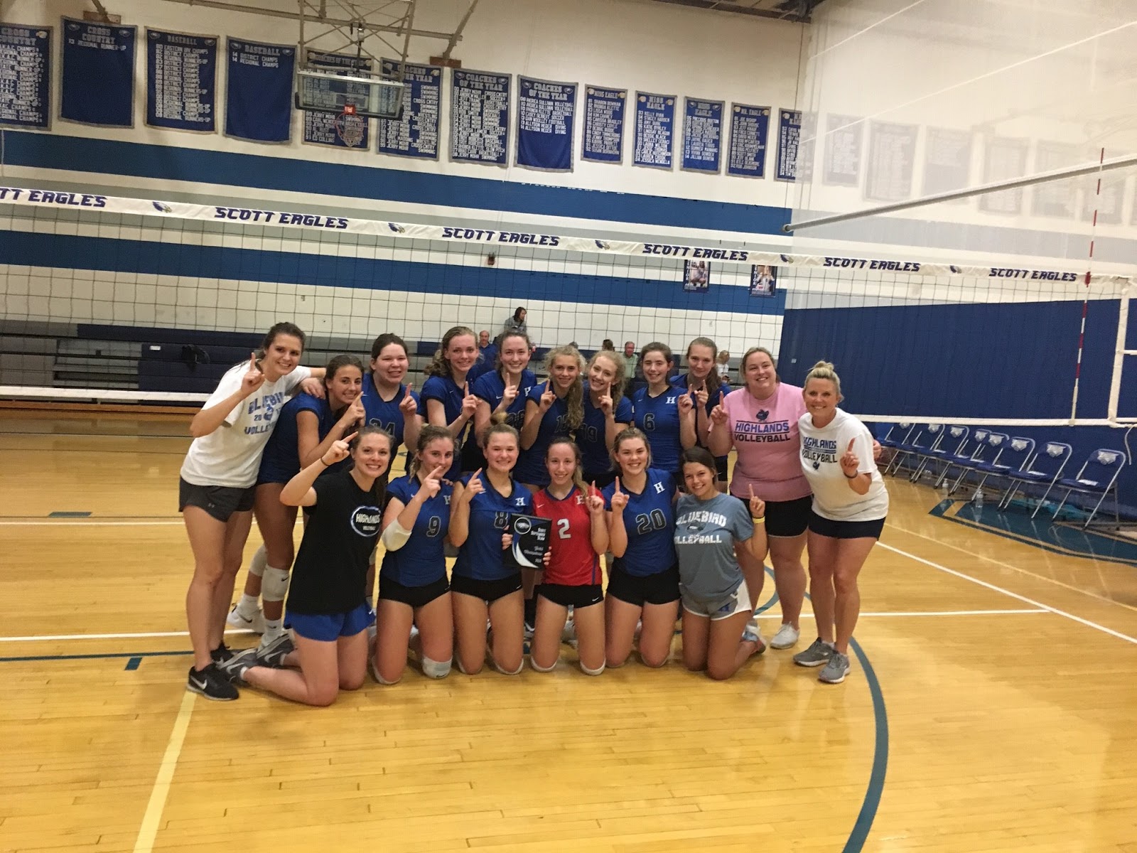 Fort Thomas Matters Sports Six Wins in Three Days for Highlands Volleyball