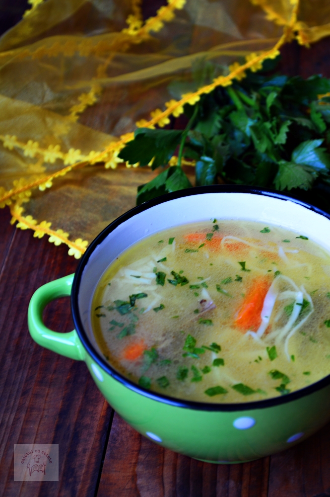 Supa de rata cu taitei - CAIETUL CU RETETE